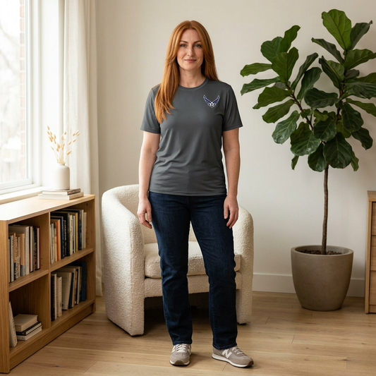 Proud Aunt of a U.S. Air Force Airman Shirt – Military Family Pride Tee